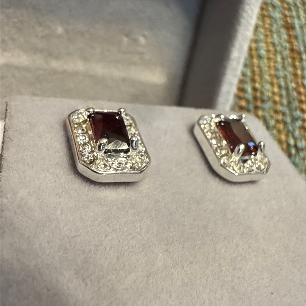 3100 Swarovski Crystal Elements Post Earrings - image 2